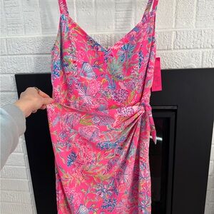 Lilly Pulitzer Scarlet Stretch Dress NWT 14